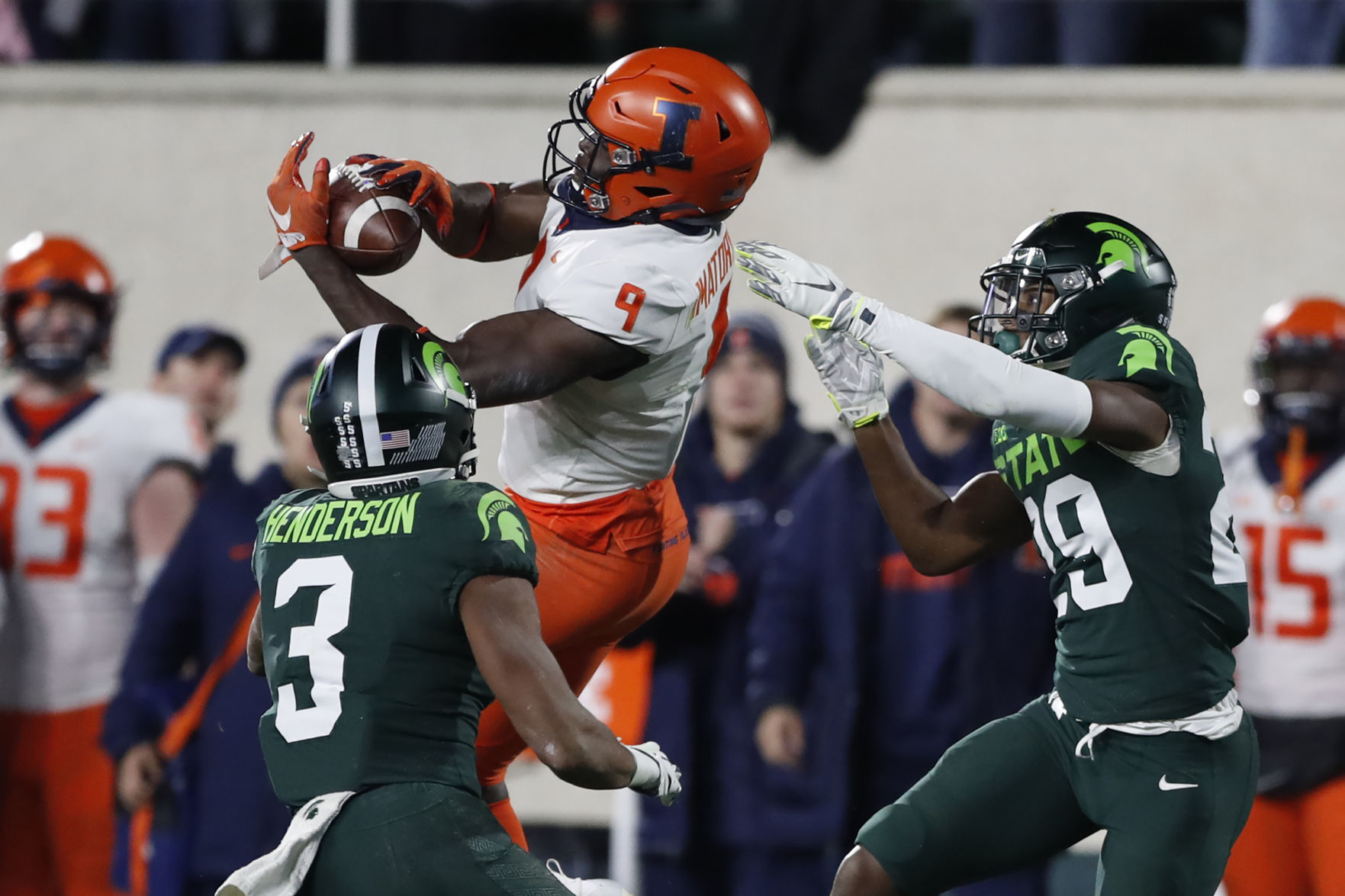 Illinois Michigan St Football